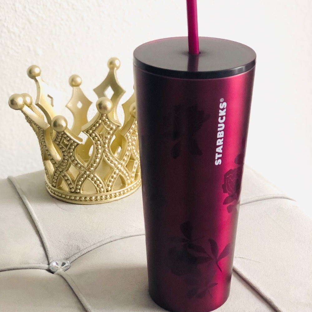 NWT - Plum Rose Starbucks Tumbler